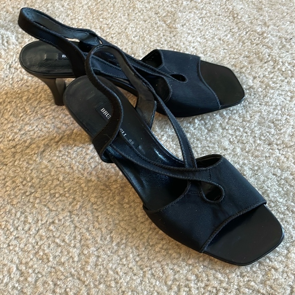 Vintage Bruno Magli Heeled Sandals, Size 7